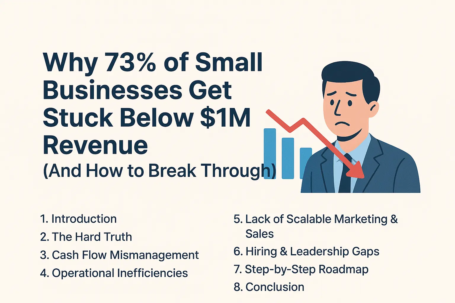 Why 73% of Small Businesses Fail to Scale Past $1M Revenue